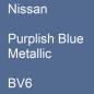 Preview: Nissan, Purplish Blue Metallic, BV6.